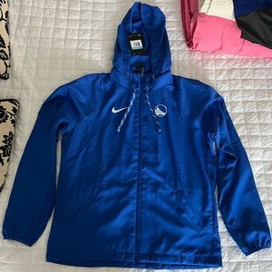NWT Golden State Warriors Nike Blue Training Jacket